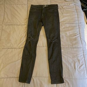 Hollister Black Ripped Jeans / Size w29 l32